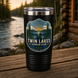 Twin Lakes Sunrise Club 20oz Polar Camel Tumbler in Black