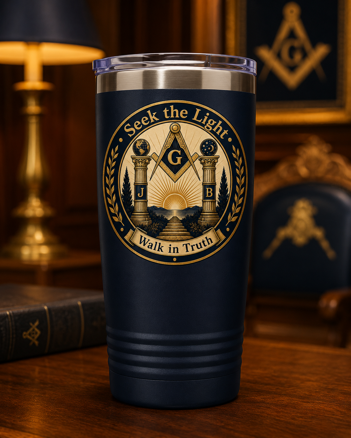 Seek the Light 20 oz Polar Camel Tumbler