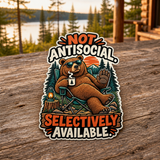 Selectively Available Die-Cut Sticker